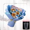Un Futuro Brillante Girasol Ramo de Lana Tejida Regalo para Ceremonia de Graduación Sesión de Fotos para Enviar a Compañeros como Recuerdo y Regalo de Bendición