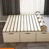 Estrutura de Tábuas de Madeira Maciça para Cama Dobrável Anti-Tatami à Prova de Umidade Respirável Estrutura Estrutura de Colchão Estrutura de Tatami Colchão