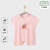 Roupas de Bebê Verão Finas Respiráveis Roupas Jumbo Recém-nascido Manga Curta Fibra de Bambu Roupas de Lebre Frescas para Dormir Roupas de Casa
