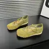 Zapatos Mary Jane para Mujer 2026 Verano Nuevo Estilo Punta Cuadrada Banda Elástica Suela Suave Zapatillas Casuales de Ballet Modernos y Elegantes