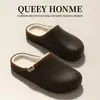 Pantuflas de Algodón Impermeables para Mujer, Nuevo Estilo Otoño/Invierno 2026, Calzado de Casa Cálido Ligero Antideslizante para Pareja, Pantuflas de Algodón para Hombre