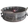 Impulsor de Doble Entrada, Impulsor de Ventilador Centrífugo de Acero al Carbono y Acero Inoxidable, Ventilador de Tiro Inducido Centrífugo de Aleación de Titanio Revestido de Caucho y Plástico