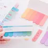 Adesivos Criativos Pequenos Frescos Seis Cores Gradiente Coreia Papelaria Escritório Anotações de Estudo Caderno