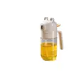 Botella Atomizadora de Aceite para Cocina Doméstica de Vidrio, Botella Atomizadora para Control de Aceite, Botella Atomizadora de Aceite Comestible, Botella Atomizadora de Aceite con Niebla Atomizada, Recipiente de Aceite Multifuncional