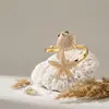 Pulsera de Playa Nueva Bohemia con Estrella de Mar y Concha Transfronteriza Europea y Americana para Mujer, Diseño Creativo Exquisita Joyería de Vacaciones