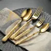 Juego de Cubiertos con Mango de Espiga de Trigo de Acero Inoxidable 304, Pesado y Engrosado, Exquisito Juego de Cuchillo, Tenedor y Cuchara para Restaurantes y Hoteles, Grado Alimenticio