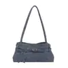 Bolso Pequeño Cuadrado de Mano con Textura Simple de Moda para Mujer 2026 Nuevo Estilo Otoño Estilo Coreano Diseño de Nicho Bolso de Hombro