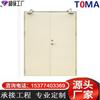 Puertas cortafuegos de acero para el hogar, puertas cortafuegos de acero inoxidable para pasillos y puertas de escape de seguridad, suministro directo de fábrica