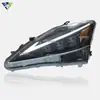 Adecuado para Lexus IS 2006-2012, mejora a ensamblaje de faros modelo 2022 con faros de lente de tres ojos modificados