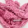 Tiras de Lã Encaracolada de Ovelha Sintética, Acessórios para Roupas de Brinquedo, Materiais Criativos Artesanais DIY, Tiras Planas Enroladas Atacado