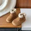 Botas de Nieve para Niñas 2025 Nuevas Botas Gruesas de Algodón para Niños de Invierno con Forro de Felpa, Botas Gruesas para Niños Mayores, Algodón Cálido para Nieve