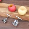 Extractor de corazón de pera y manzana de acero inoxidable 304, herramienta para extraer el corazón de la fruta, pieza dividida para el descorazonador de fruta de otoño.