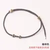 Pulsera Mambo Fina Hecha a Mano DIY Oro Trébol de Cuatro Hojas Cuentas de Transferencia Estrella y Luna Bodhi Pulsera Semi-Terminada Venta al por Mayor
