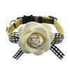 Nuevo Collar para Gato Ajustable Transfronterizo Día de San Valentín Flor de Rosa Gato Collar de Moño para Gato Fábrica