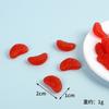 1cm PVC simulação Laranja Laranja pétala fruta comida e brincar modelo diy feito à mão cola de creme acessórios de material para capa de celular