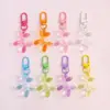 Llavero de Perro Globo Colorido Colgante de Dibujos Animados Creativo Corazón Femenino Accesorio para Bolso Resina Linda Pequeño Regalo Venta al por Mayor