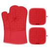 Suministros para el hogar dispensador guantes de aislamiento térmico almohadilla de aislamiento térmico base para olla cuatro o seis juegos fábrica mayorista de suministros para microondas de cocina