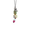 Colgante Corto de Árbol Pequeño Lindo Infantil Vintage Nicho Hecho a Mano con Cuentas Cadena para Teléfono Bolso Llave Colgante Versátil para Mujeres