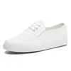 Zapatos de Lona con Grulla Blanca para Mujer Estilo Coreano Versátiles Zapatos Blancos Pequeños 2026 Nuevos Zapatos Blancos sin Cordones Zapatos de Primavera Casual