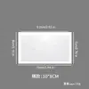 Película de respaldo transparente de alta calidad, autoadhesiva, PVC engrosado con adhesivo, bolsas de etiquetas autoadhesivas para estanterías de almacén, personalizables