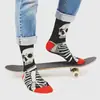 Calcetines Unisex de Media Pantorrilla con Elemento de Calavera de Halloween Calcetines Divertidos Unisex Calcetines de Moda Unisex Calcetines para Pareja