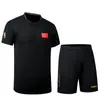 Traje Deportivo de Camiseta de Manga Corta con Cuello Redondo y Shorts de Verano para Hombres, Mujeres y Niños, Uniforme de Entrenador de Competición de Natación y Fitness, Personalizable al por Mayor