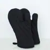 Guantes de Silicona de Algodón Puro con Certificación CE, Engrosados y Alargados, Antideslizantes, Resistentes a Altas Temperaturas, Guantes para Horno de Microondas, Anti-quemaduras para Horno de Horneado E18