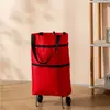 Vendas Diretas da Fábrica Bolsa de Armazenamento Dobrável, Pequena Bolsa de Compras Dobrável Portátil para Mantimentos, Bolsa de Tecido Oxford com Alta Capacidade de Carga