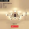 Lámparas de sala de estar estilo nórdico, lámparas creativas y únicas para dormitorio y comedor, lámparas modernas y minimalistas de hierro forjado, lámparas para casas de huéspedes y luces de techo para tiendas de ropa
