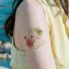 Lindas Fundas para Brazo de Gato Blanco Pegatinas de Tatuaje para Mujeres Nicho de Gama Alta Gatito Tatuajes Impermeables de Larga Duración para Mujeres