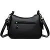 Bolsa Transversal Feminina Elegante de Couro PU Macio para Mãe, Versátil, Moda Retrô de Alta Qualidade