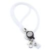 Amazon red de pesca lanyard de pedrería trabajo de rejilla tarjeta collar con hebilla retráctil de fácil extracción clip para insignia de cuello lanyard