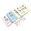 Aguja de Fibra Cuatro en Uno Paño de Limpieza para Gafas Instrucciones de Cuidado para Gafas de Dibujos Animados Paño para Gafas Tienda de Gafas de Punto Monturas de Gafas