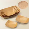 Caja de Papel Kraft con Forma de Barco Caja de Snacks de Frutas Castaña Camote Forro de Invierno Caja de Empaque Multifuncional Fácil de Usar Duradero