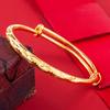 Pulsera de Oro Aluvial, Gypsophila, Joyería de Alta Gama para Mujer, Pulsera de Oro de Imitación, Pulsera de Cobre de Larga Duración, Accesorios de Simulación