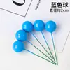 100 Peças de Decorações de Bolo, Bolas Douradas, Bolas Prateadas, Bolas Coloridas, Bolas Douradas, Acessórios de Encaixe para Festa de Aniversário, Enfeites
