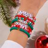 Europeo y Americano Transfronterizo Navidad Alce Arcilla Polimérica Suave Colorido Arcilla Polimérica Suave Pulsera Joyería Nicho Letra Traje de Pulsera Elástica