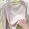 Cardigã de Malha Protetor Solar de Seda de Gelo Branco, Jaqueta Fina para Mulheres, Xale de Verão para Combinar com Vestidos e Camisolas, Cobertura para Ar Condicionado