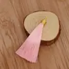 Anel de puxar 8cm fio dourado chapéu canelado borla borla marcador de página pingente sachê diy sachê borla leque borla