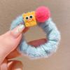 Outono e inverno infantil Super fofo tridimensional de cabeça de pelúcia Corda meninas bebê urso morango corda de cabelo bonito anel de cabelo princesa acessórios para o cabelo