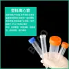 Tubos de Centrifugación de 2 ml/5 ml/7 ml/50 ml con Escala, Tubos de Ensayo de Plástico Desechables, Fondo Redondo, Fondo Cónico