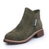 Botas Curtas de Outono e Inverno para Mulheres, Botas Martin de Plataforma Versáteis e Impermeáveis, Botas Quentes de Tamanho Grande para Mulheres para Comércio Exterior, Disponíveis para Dropshipping
