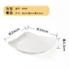 Vajilla de Melamina Hotel Té Restaurante Hotel Comercial Plato Plato de Hueso Plato de Porcelana Plato de Plástico Blanco para Arroz Venta al por Mayor