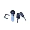 Cerradura para Refrigerador, Cerradura para Congelador, Cerradura para Almacenamiento en Frío, Juego de Cerraduras para Refrigerador Llave 0071150026 Marca Original Nuevo