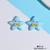 Dibujos Animados Resina Concha Marina Accesorios Pequeños Bricolaje Pegamento de Crema Agujero Hebilla de Zapato Papelería Taza de Agua Parche de Joyería Material