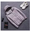 Chaqueta Ligera de Algodón con Relleno de Algodón Corta para Hombre 2023 Otoño e Invierno Nueva Moda Coreana Cuello Elegante Juventud Chaqueta Ultradelgada