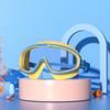 Gafas de Natación para Niños de Montura Grande HD Impermeables Antivaho Tapones para los Oídos de Una Pieza Gafas de Natación para Niños y Niñas Venta al Mayoreo en Existencia