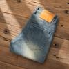 Xintang nuevos jeans retro para hombre otoño e invierno nueva moda marca de moda pantalones largos rectos viejos elásticos para hombre
