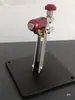 Pistola de chama vermelha para sopro de vidro, soprador de vidro, lança-chamas, queimador, vem com tutorial básico, cabeça de lâmpada com mangueira