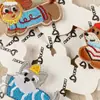 Perro Salchicha de Dibujos Animados Parche Bordado Etiqueta Bordada para Computadora Accesorios para Funda de Teléfono Móvil DIY Parche Autoadhesivo Parche Pegatina